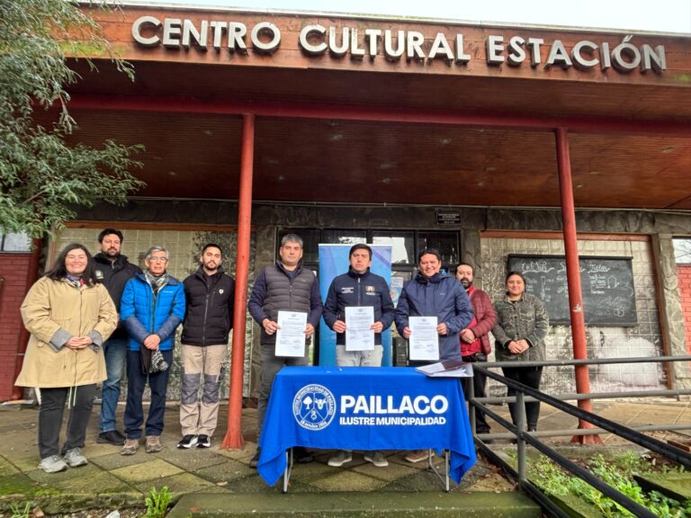 Comenzaron los trabajos de mejoramiento de la techumbre del Centro Cultural Estación de Paillaco