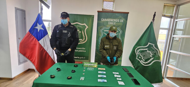 Tres detenidos por tráfico de drogas e ingreso de elementos prohibidos a cárcel