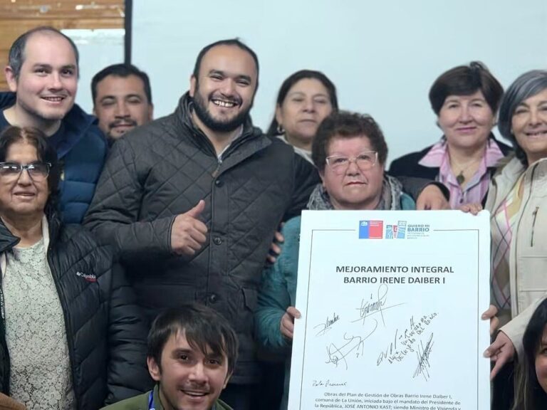 Delegado Alex Valderrama y seremi MINVU destacan inversión de más de 1.100 millones de pesos en barrios Los Castaños y Daiber
