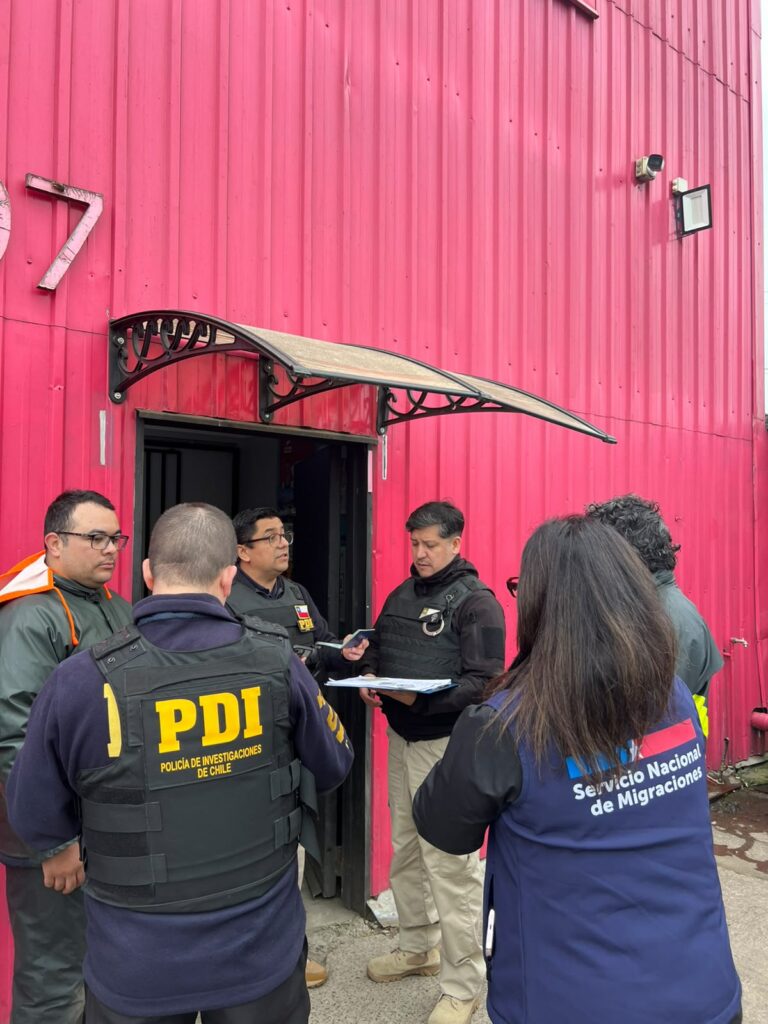 Fiscalización migratoria deja siete denunciados por infracción a Ley de Extranjería