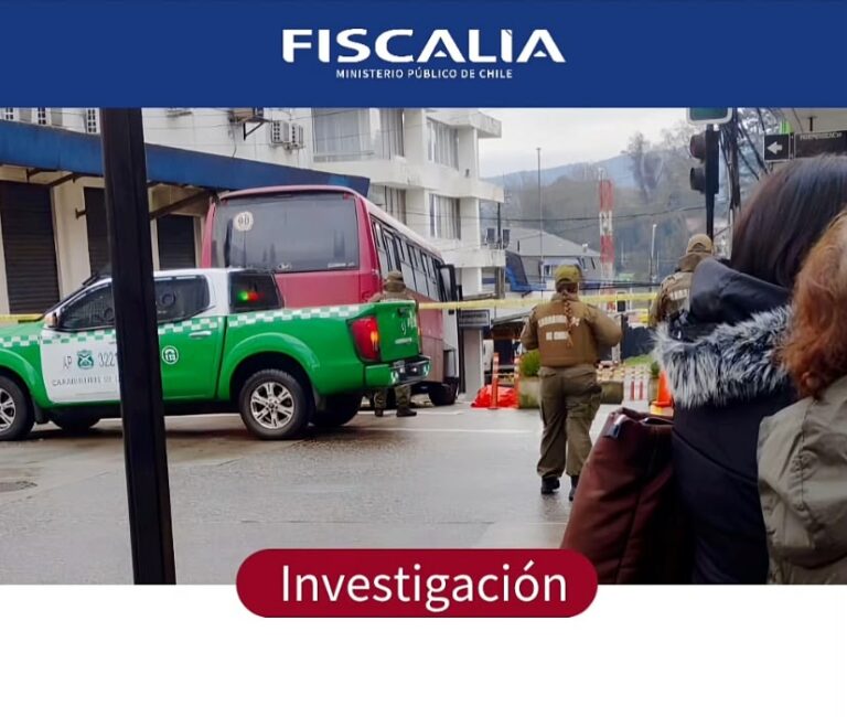 Fiscalía de Los Ríos investiga muerte de peatón en accidente ocurrido en el centro de Valdivia