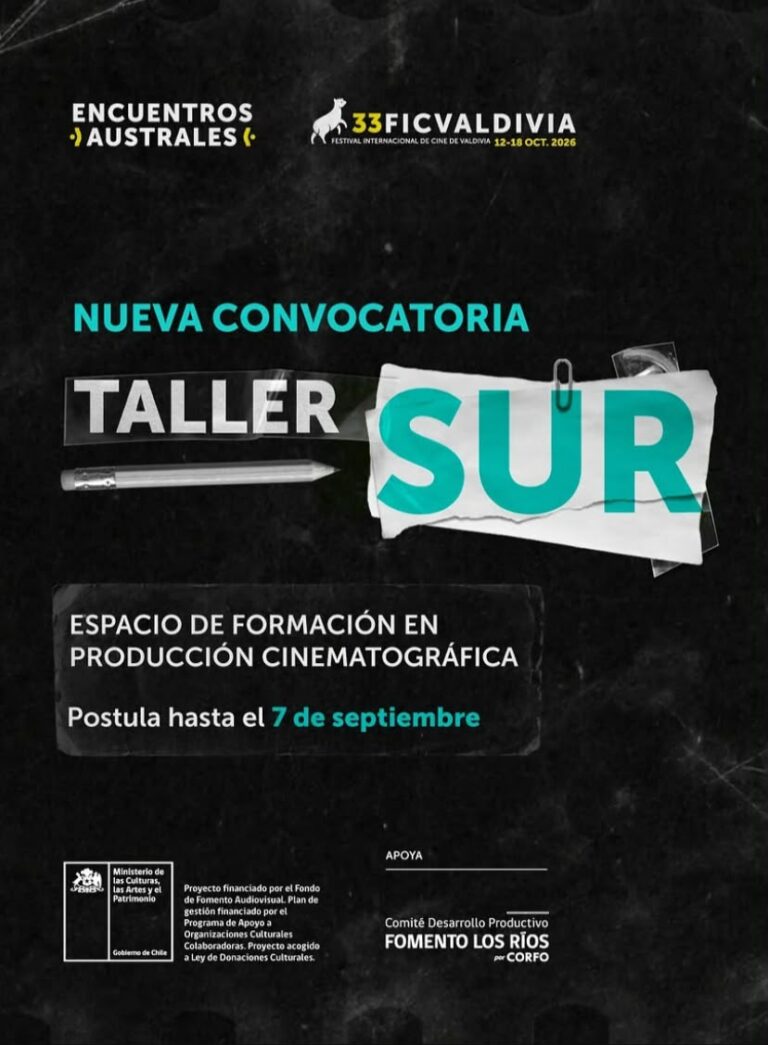 FICValdivia inaugura Taller Sur, nuevo espacio de formación en producción cinematográfica para el Sur de Chile