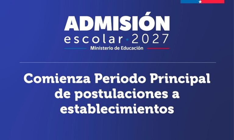 Sistema de Admisión Escolar (SAE): comienzan las postulaciones a establecimientos para 2027