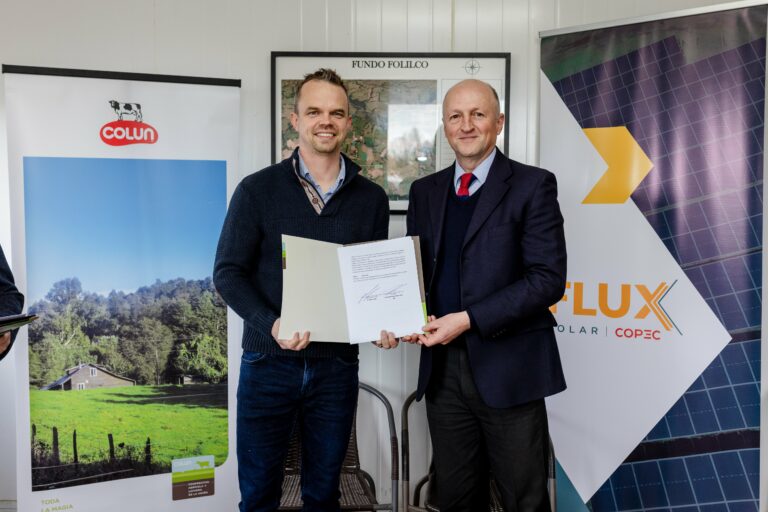 Copec y Colun construirán el mayor sistema solar sobre techo del sur de Chile