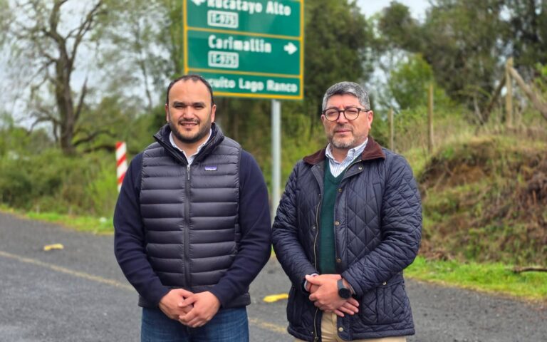Delegado del Ranco anuncia Plan Chile Despega: $4 mil millones para asfalto ruta Crucero–Entre Lagos