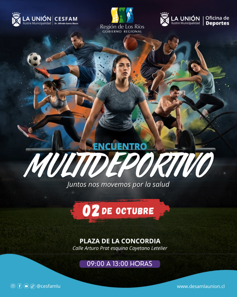 Invitación Encuentro Multideportivo “Juntos nos movemos por la salud”